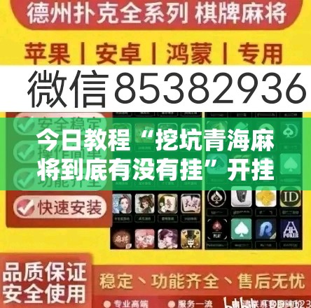 今日教程“挖坑青海麻将到底有没有挂”开挂详细教程