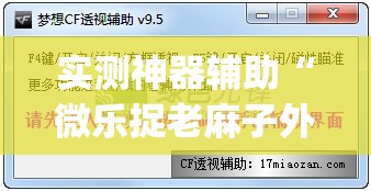 实测神器辅助“微乐捉老麻子外卦辅助软件下载”开挂(透视)辅助教程