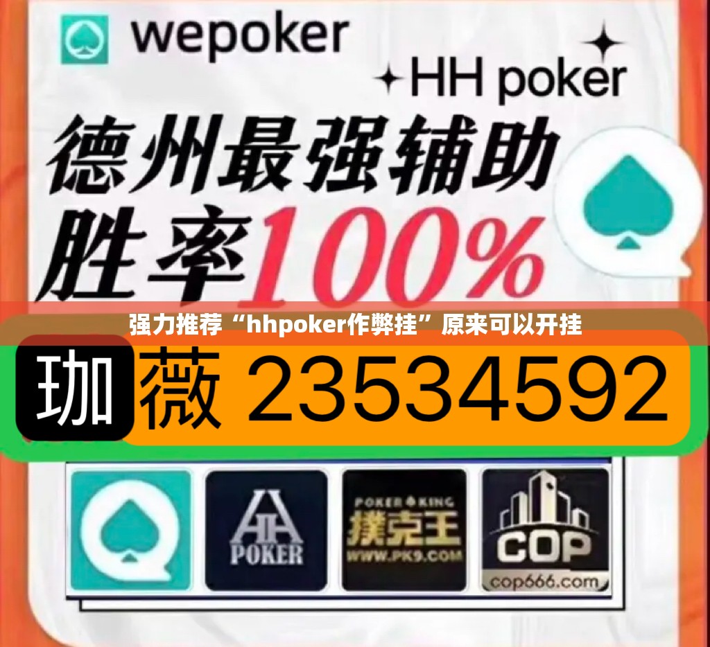 强力推荐“hhpoker作弊挂”原来可以开挂