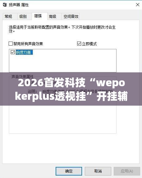 2026首发科技“wepokerplus透视挂”开挂辅助脚本+详细开挂安装教程